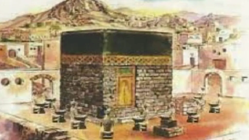 صورة الكعبة المشرفة في العصر الجاهلي